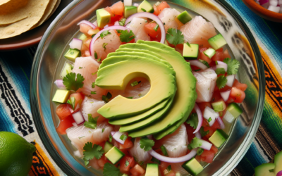 Ceviche de pescado al estilo mexicano