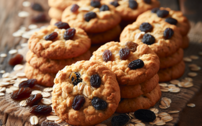 Galletas de avena con pasas