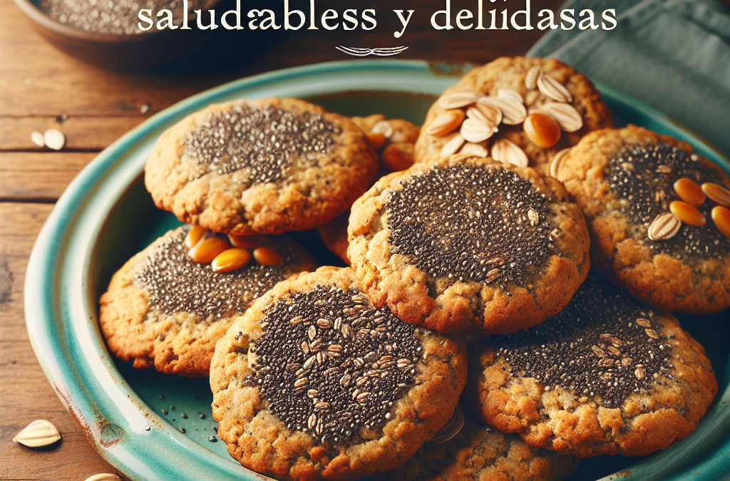 Galletas de chía y avena: saludables y deliciosas