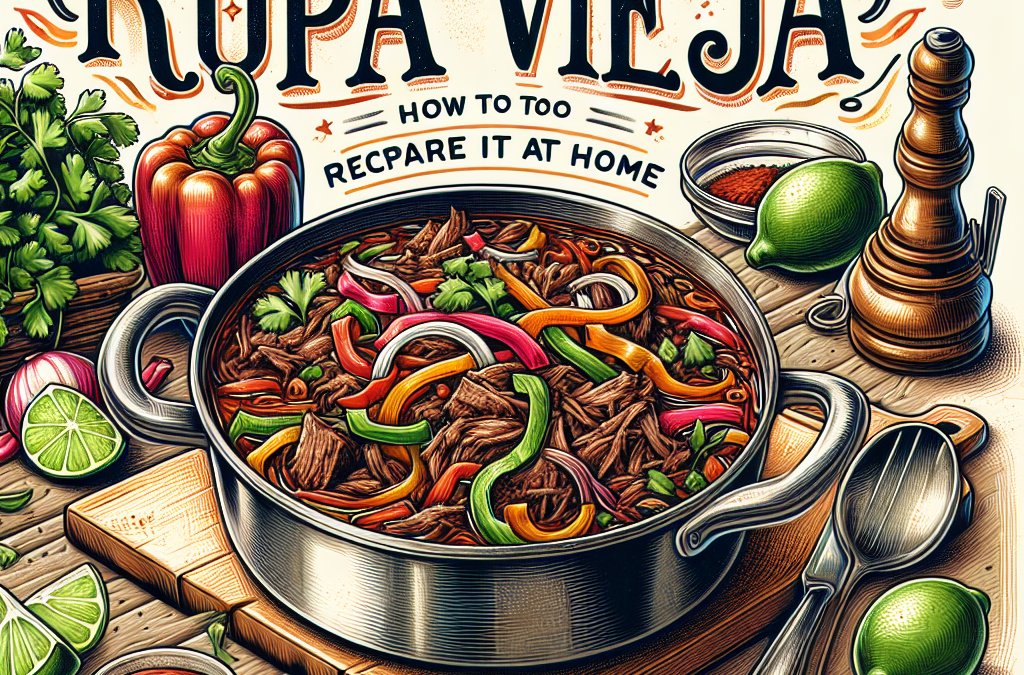 Ropa Vieja al Estilo Mexicano: Cómo Prepararla en Casa