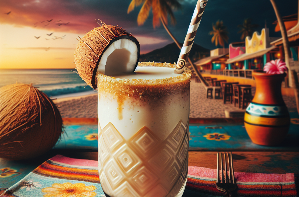 Agua de Horchata de Coco: Un Giro Tropical al Clásico