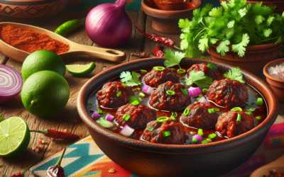 Albóndigas en Chipotle: Receta Mexicana con Sabor Picante