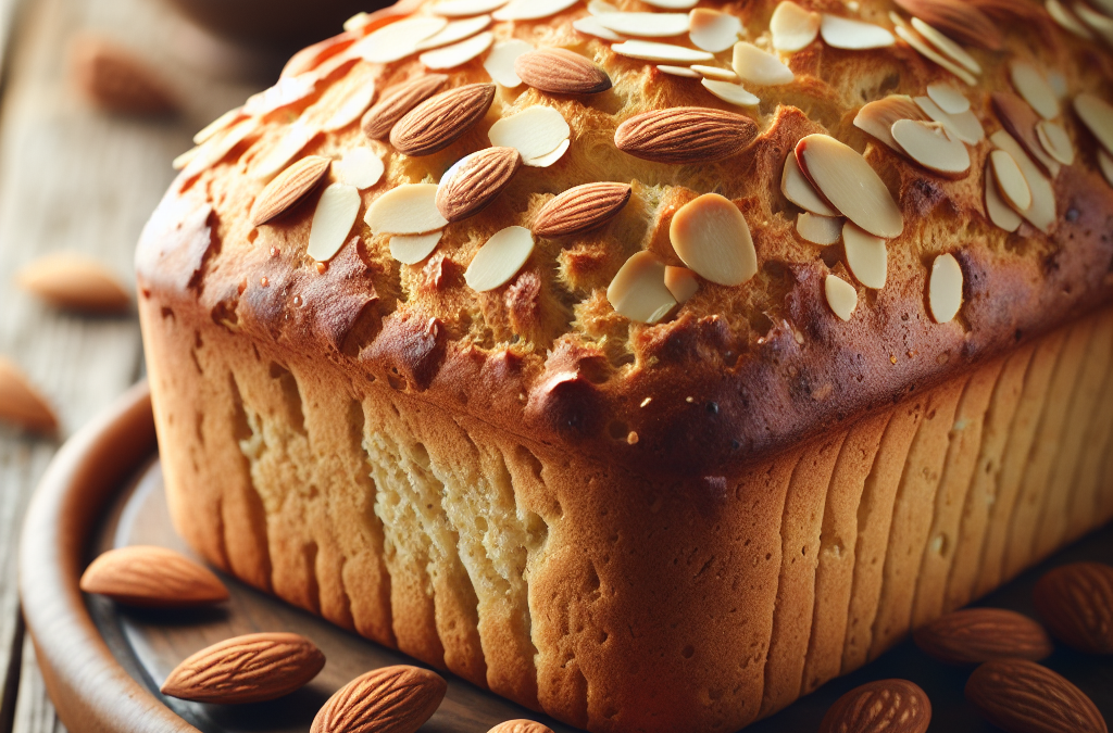 Pan de almendra: crujiente y sabroso