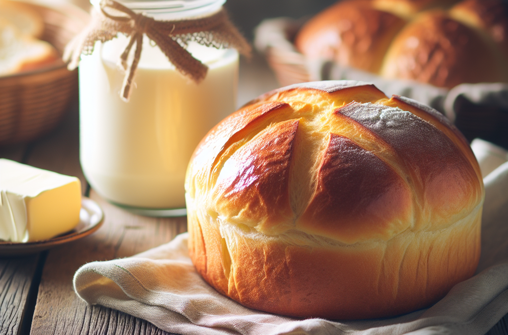 Pan de mantequilla: esponjoso y sabroso