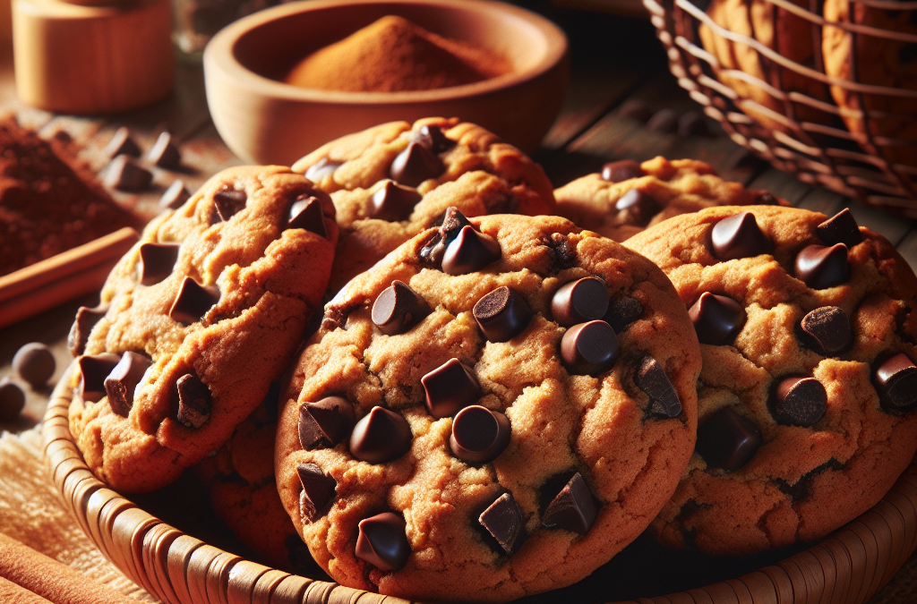 Galletas de pepitas con canela: crujientes y deliciosas