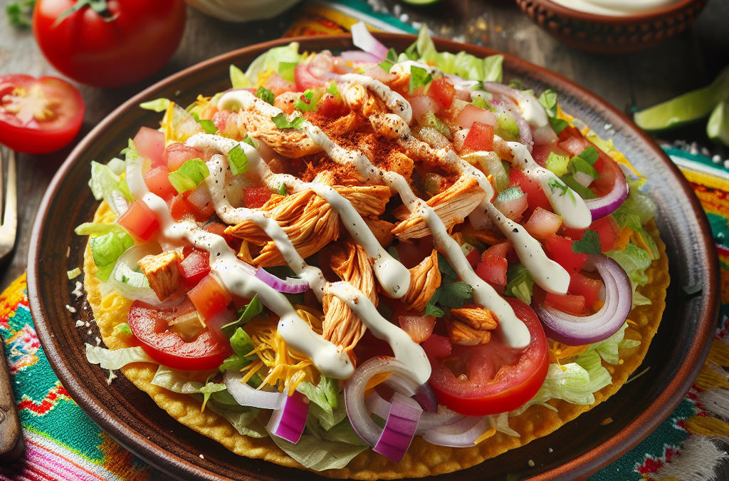 Tostadas de pollo con mayonesa