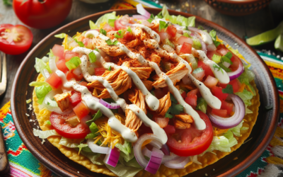 Tostadas de pollo con mayonesa