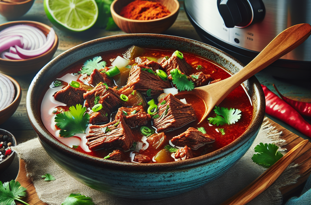 Birria de Res en Olla de Cocción Lenta: Receta Paso a Paso