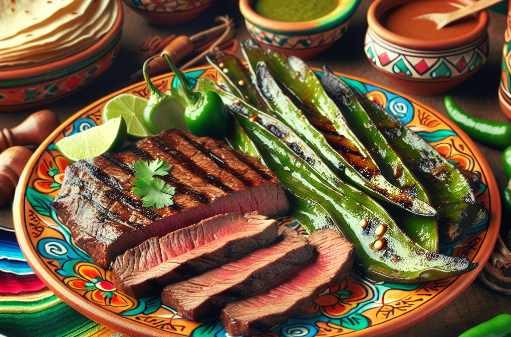 Carne Asada con Nopales: Receta Mexicana para Parrilladas