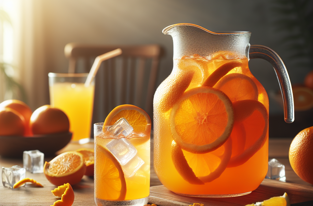 Agua de Cáscara de Naranja: Refrescante y Natural