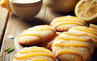 Galletas de limón con glaseado