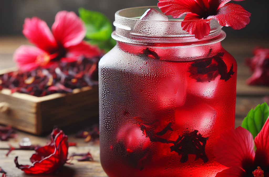 Té Frío de Hibisco: Bebida Saludable y Colorida