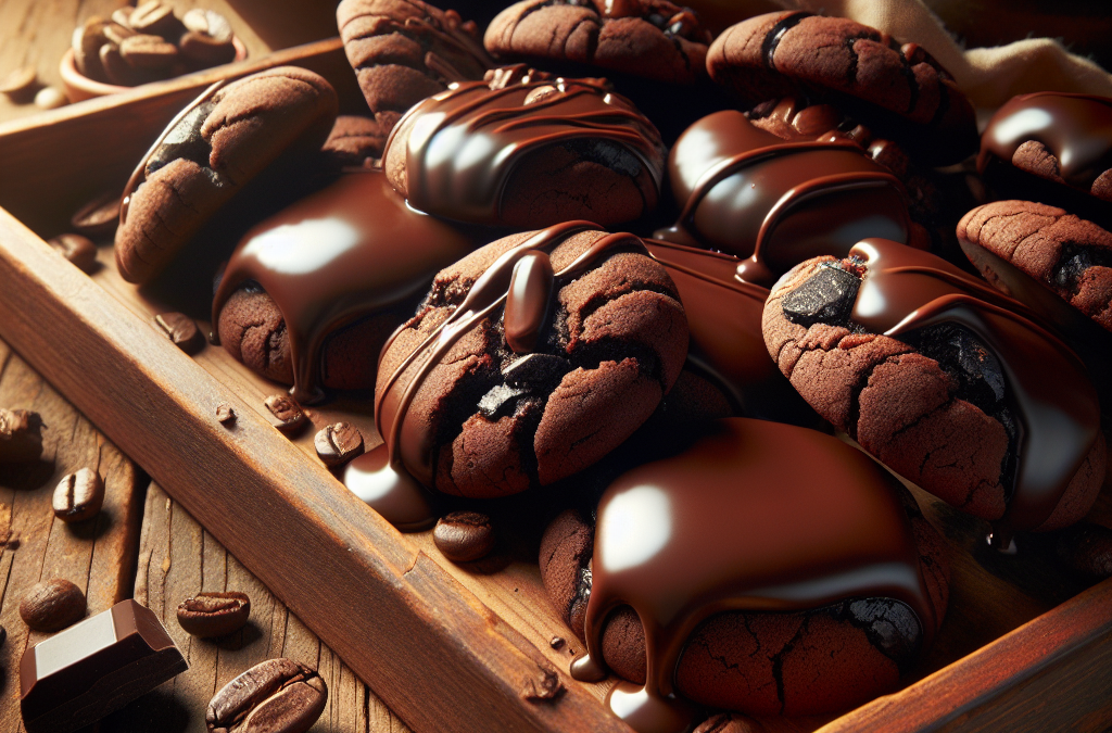 Galletas de café con chocolate