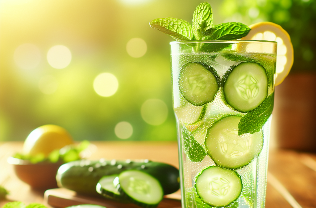 Limonada de Pepino y Menta: Refrescante y Saludable