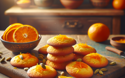 Galletas de naranja y cardamomo