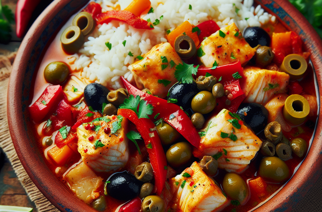 Guiso de pescado a la veracruzana