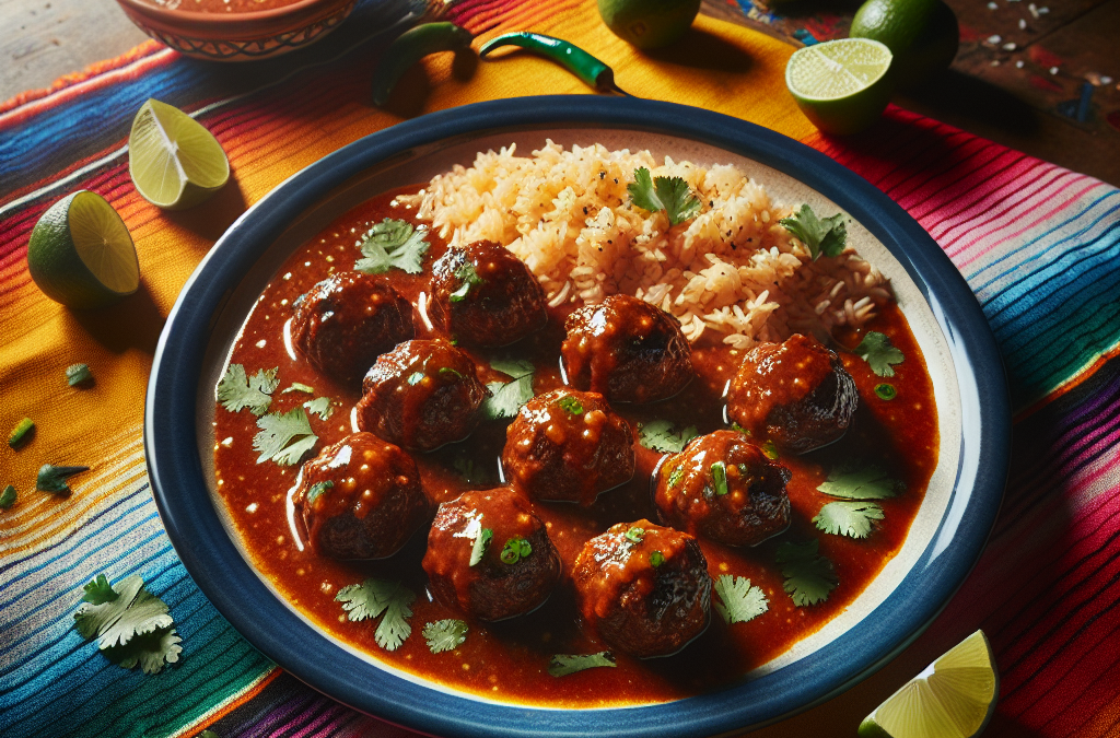 Albóndigas de Res en Salsa de Chipotle: Receta con Sabor Mexicano