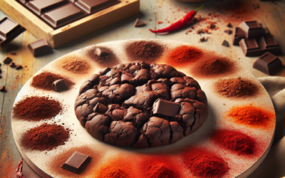 Galletas de chocolate y chile: un toque picante