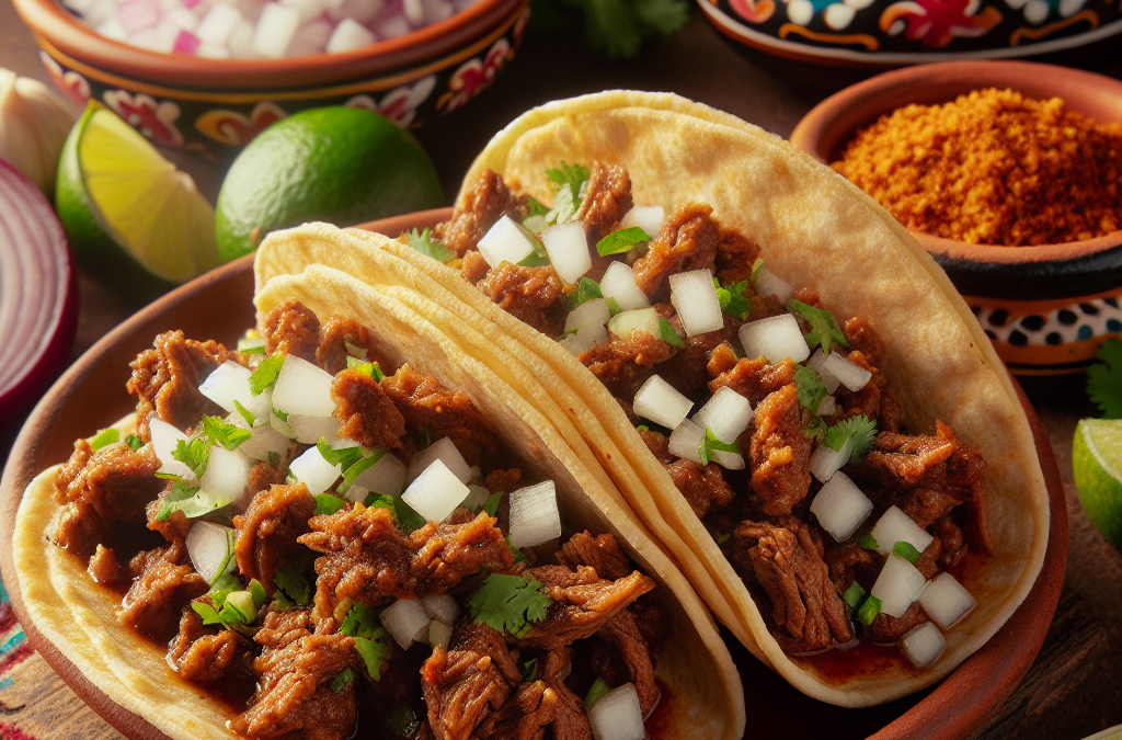 Tacos de birria de chivo