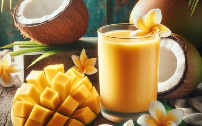 Smoothie de Mango y Coco: Bebida Tropical para Todos