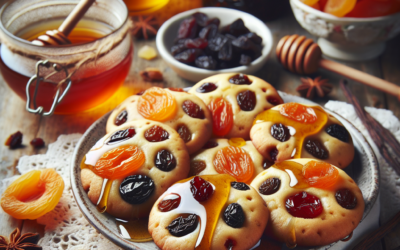 Galletas de frutas secas y miel