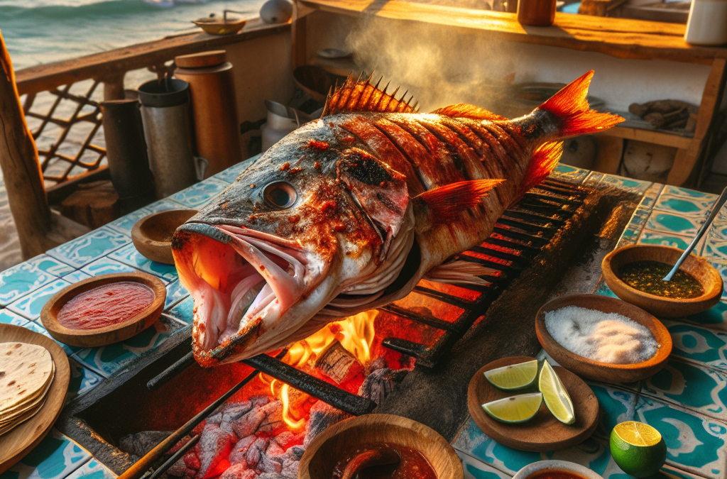 Pescado a la talla al estilo Guerrero