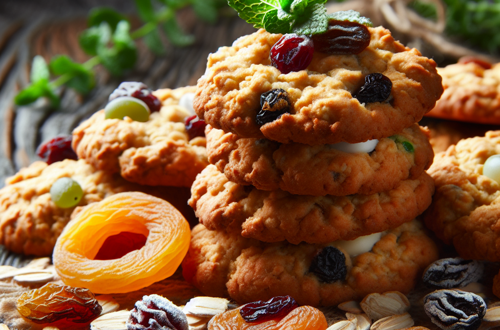 Galletas de avena con frutas secas