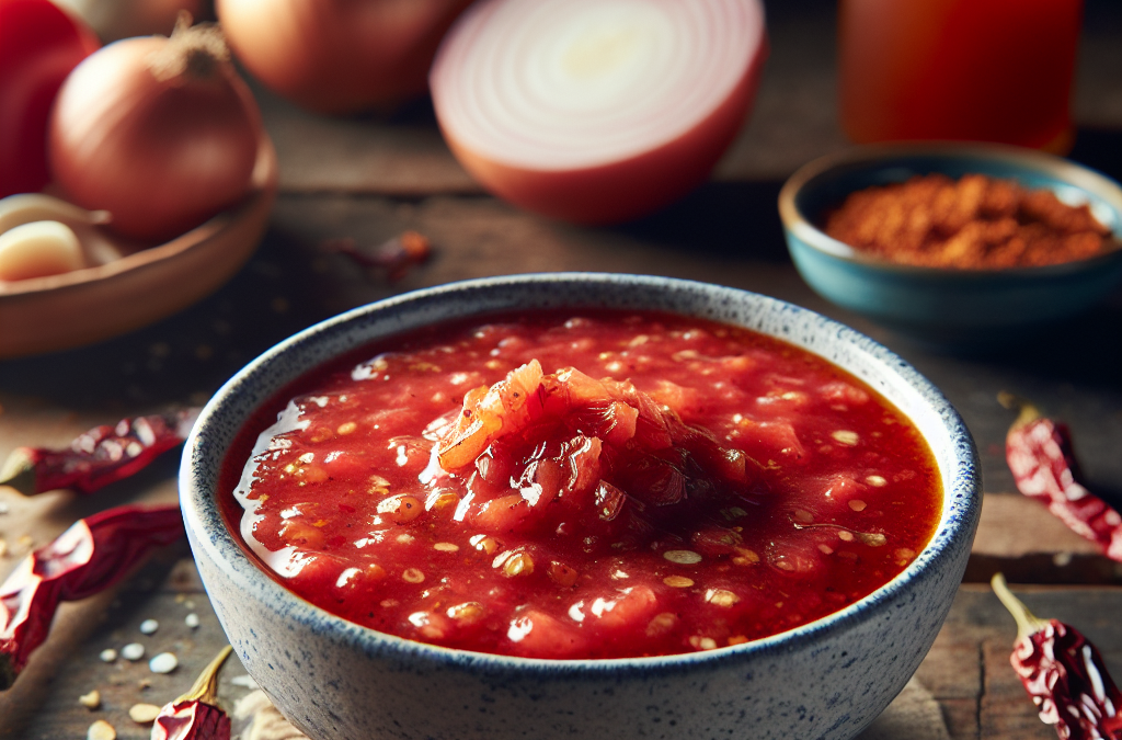 Salsa borracha con pulque y chile pasilla