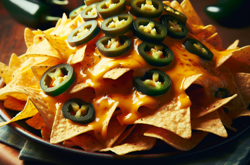 Nachos con jalapeños