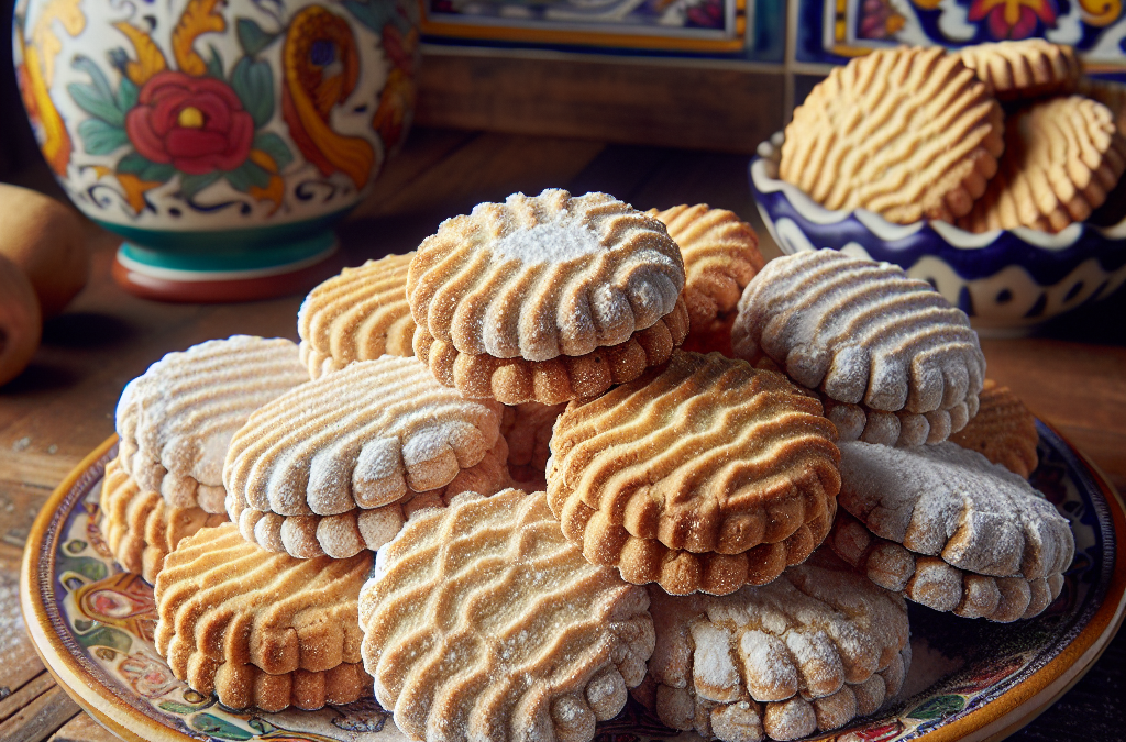 Polvorones mexicanos de canela