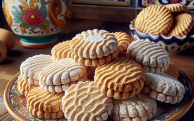 Polvorones mexicanos de canela