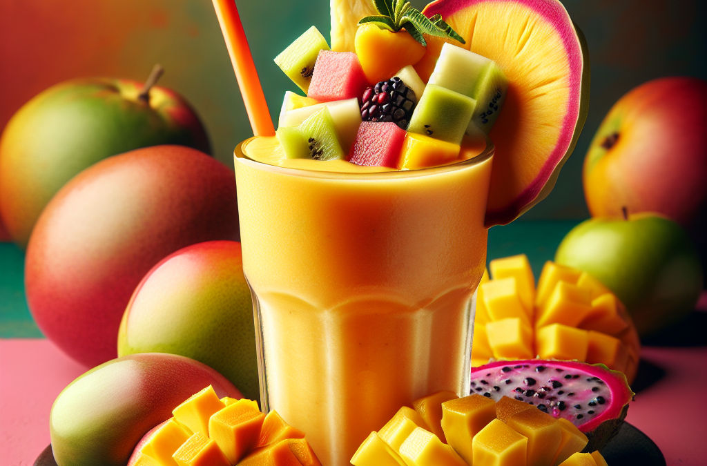 Batido de Frutas Mexicanas: Bebida Nutritiva y Colorida