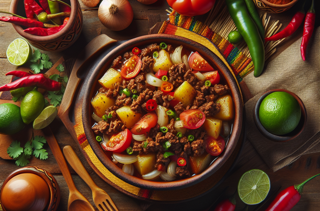 Picadillo Mexicano con Carne de Res: Receta Fácil y Tradicional