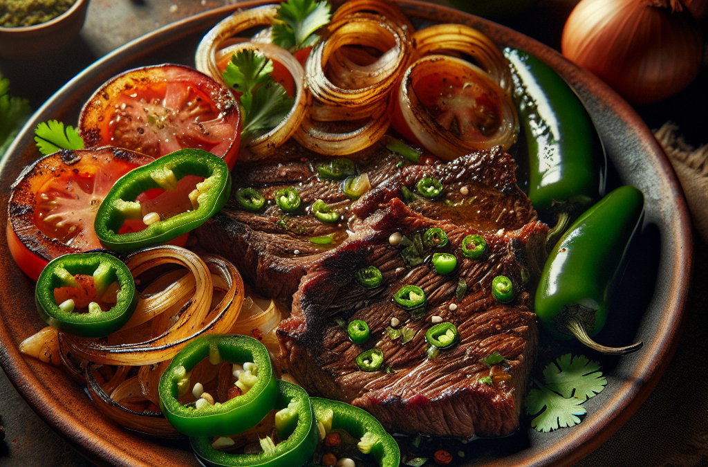 Bistec a la Mexicana: Receta Clásica con Tomate y Cebolla