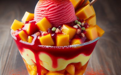 Mangonada con chile y chamoy