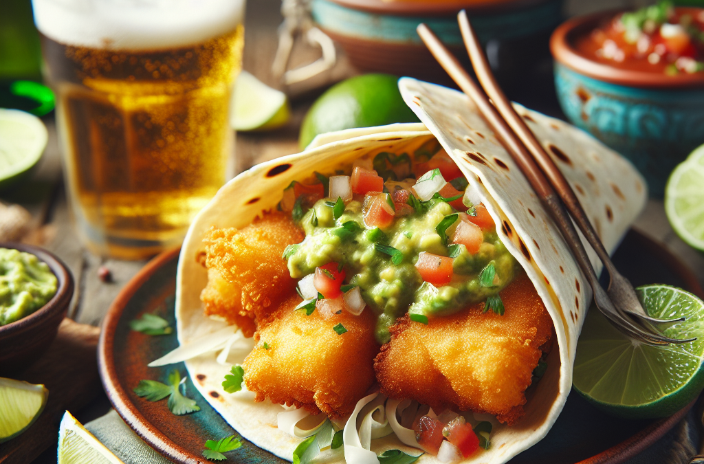 Tacos de Pescado Crujiente de Bacalao [Pescadillas]